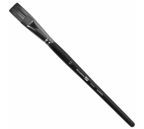 Кисти художественные набор 15 шт. + мастихин, в пенале, черные, синтетика, BRAUBERG ART DEBUT, 201043