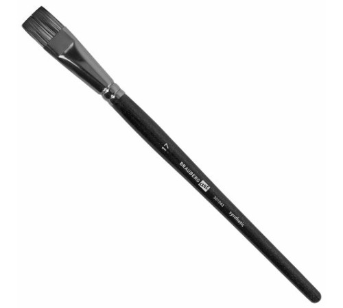 Кисти художественные набор 15 шт. + мастихин, в пенале, черные, синтетика, BRAUBERG ART DEBUT, 201043