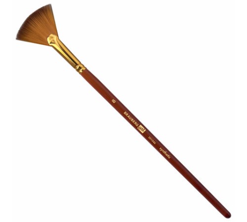 Кисти художественные набор 15 шт. + мастихин в пенале, коричневые, синтетика, BRAUBERG ART DEBUT, 201046