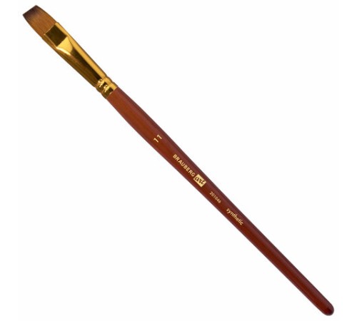 Кисти художественные набор 15 шт. + мастихин в пенале, коричневые, синтетика, BRAUBERG ART DEBUT, 201046