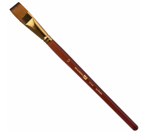 Кисти художественные набор 15 шт. + мастихин в пенале, коричневые, синтетика, BRAUBERG ART DEBUT, 201046