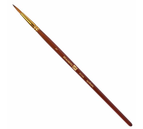 Кисти художественные набор 15 шт. + мастихин в пенале, коричневые, синтетика, BRAUBERG ART DEBUT, 201046