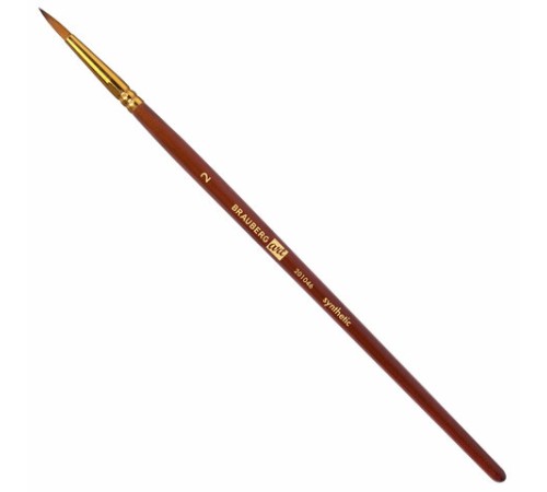 Кисти художественные набор 15 шт. + мастихин в пенале, коричневые, синтетика, BRAUBERG ART DEBUT, 201046