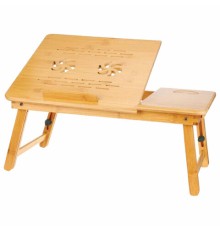 Столик БАМБУКОВЫЙ складной для ноутбука/завтрака, DASWERK (ДАСВЕРК), 532582