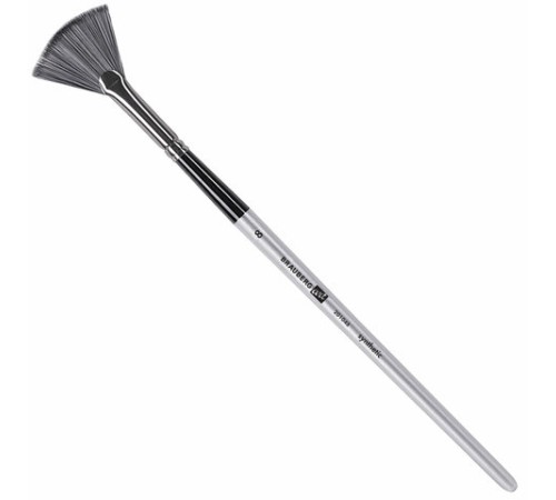 Кисти художественные набор 23 шт., синтетика с мастихином, в пенале, BRAUBERG ART DEBUT, 201048