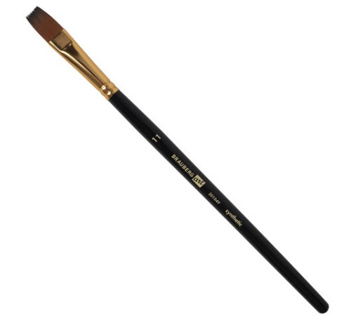 Кисти художественные набор 12 шт., синтетика, № 1-12, BRAUBERG ART DEBUT, 201049