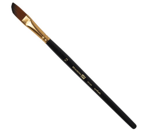 Кисти художественные набор 12 шт., синтетика, № 1-12, BRAUBERG ART DEBUT, 201049