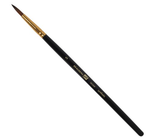 Кисти художественные набор 12 шт., синтетика, № 1-12, BRAUBERG ART DEBUT, 201049