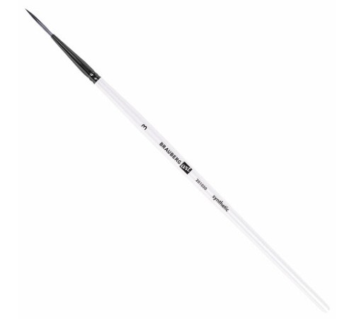 Кисти художественные набор 10 шт., синтетика, в ПВХ-пенале, № 1-10, BRAUBERG ART DEBUT, 201050