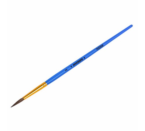 Кисти ПОНИ набор 3 шт. (круглые № 2,3,4), пакет с европодвесом, ЮНЛАНДИЯ, 201073