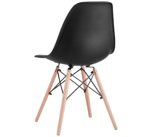 Стулья BRABIX "Eames CF-010", КОМПЛЕКТ 4 шт., пластик черный, опоры дерево/металл, 532631, 2033A Стулья BRABIX "Eames CF-010", КОМПЛЕКТ 4 шт., пластик черный, опоры дерево/металл, 532631, 2033A
