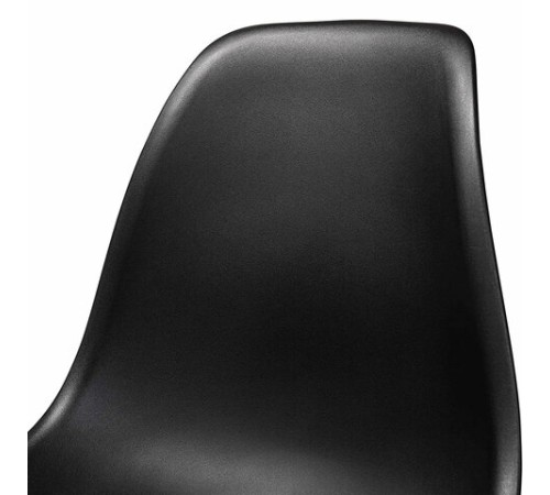 Стулья BRABIX "Eames CF-010", КОМПЛЕКТ 4 шт., пластик черный, опоры дерево/металл, 532631, 2033A Стулья BRABIX "Eames CF-010", КОМПЛЕКТ 4 шт., пластик черный, опоры дерево/металл, 532631, 2033A