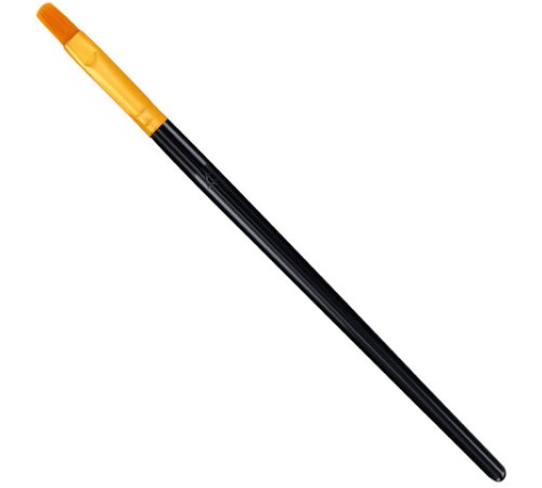 Кисти набор 10 шт., синтетика, черные, № 2/0-8 (Круглые; Овальные; Плоские; Лайнеры), WBZ (ВБЗ), 201084