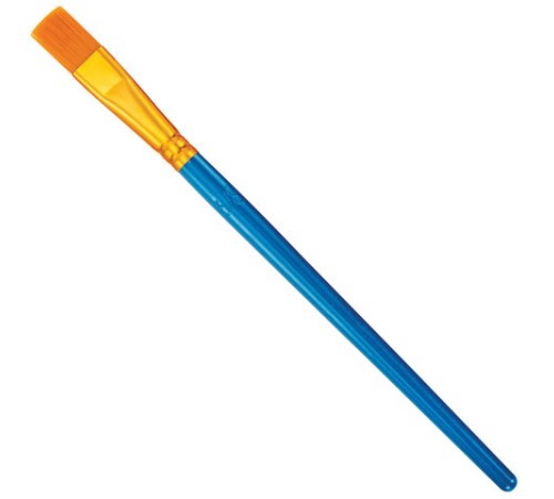 Кисти набор 10 шт., синтетика, синие, № 2/0-8 (Круглые; Овальные; Плоские; Лайнеры), WBZ (ВБЗ), 201085