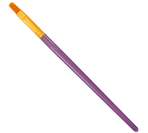 Кисти набор 10 шт., синтетика, фиолетовые, № 2/0-8 (Круглые; Овальные; Плоские; Лайнеры), WBZ (ВБЗ), 201086