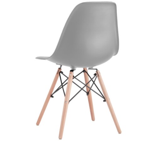 Стулья BRABIX "Eames CF-010", КОМПЛЕКТ 4 шт., пластик серый, опоры дерево/металл, 532632, 2033A Стулья BRABIX "Eames CF-010", КОМПЛЕКТ 4 шт., пластик серый, опоры дерево/металл, 532632, 2033A
