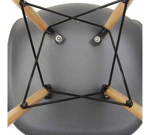 Стулья BRABIX "Eames CF-010", КОМПЛЕКТ 4 шт., пластик серый, опоры дерево/металл, 532632, 2033A Стулья BRABIX "Eames CF-010", КОМПЛЕКТ 4 шт., пластик серый, опоры дерево/металл, 532632, 2033A