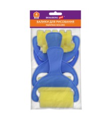 Валики для рисования художественные, набор 4 штуки, BRAUBERG ART DEBUT, 201090