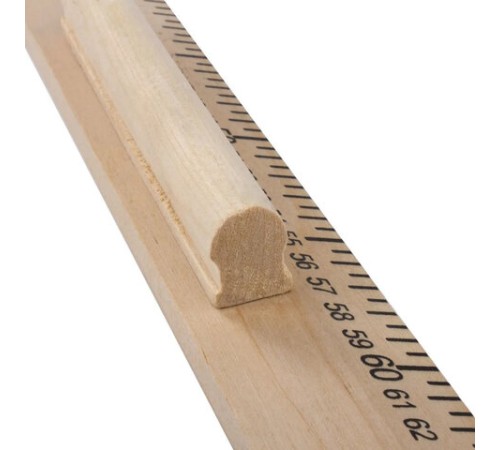 Линейка для классной доски (линейка классная), деревянная 100 см, МОЖГА, С363, C363