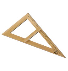 Треугольник для классной доски (треугольник классный), деревянный, 60х30х40 см, прямоугольный, МОЖГА, С364