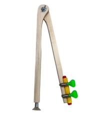 Циркуль для классной доски КЛАССНЫЙ, деревянный, профессиональный, КРАСНАЯ ЗВЕЗДА, МОЖГА, С175.3, С 175.3