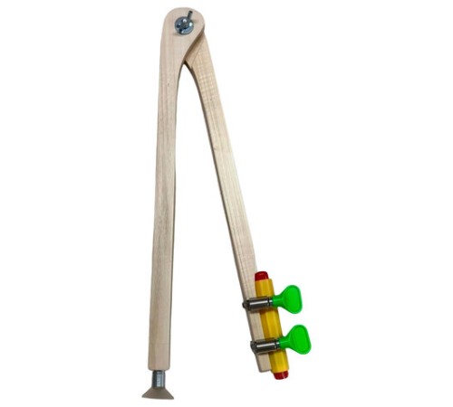 Циркуль для классной доски КЛАССНЫЙ, деревянный, профессиональный, КРАСНАЯ ЗВЕЗДА, МОЖГА, С175.3, С 175.3