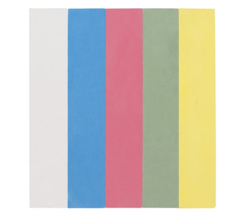 Мел для рисования на асфальте 5 штук, цветной квадратный, ПИФАГОР, картонная упаковка, европодвес, 221170