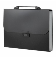 Папка-портфель пластиковая BRAUBERG 