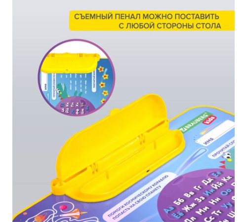 Комплект детской мебели голубой КОСМОС: стол + стул, пенал, BRAUBERG NIKA KIDS, 532634 Комплект детской мебели голубой КОСМОС: стол + стул, пенал, BRAUBERG NIKA KIDS, 532634