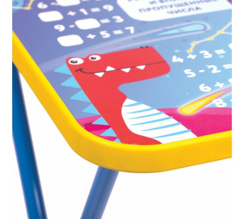 Комплект детской мебели голубой КОСМОС: стол + стул, пенал, BRAUBERG NIKA KIDS, 532634 Комплект детской мебели голубой КОСМОС: стол + стул, пенал, BRAUBERG NIKA KIDS, 532634