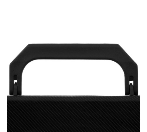 Папка-портфель пластиковая BRAUBERG А4 (332х245х35 мм), 13 отделений, фактура диагональ, черная, 221375