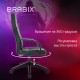 Кресло компьютерное BRABIX "Alpha GM-018", ткань/экокожа, черное, 532636, GM-018_532636