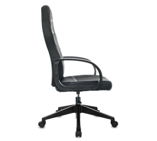 Кресло компьютерное BRABIX "Alpha GM-018", ткань/экокожа, черное, 532636, GM-018_532636 Кресло компьютерное BRABIX "Alpha GM-018", ткань/экокожа, черное, 532636, GM-018_532636