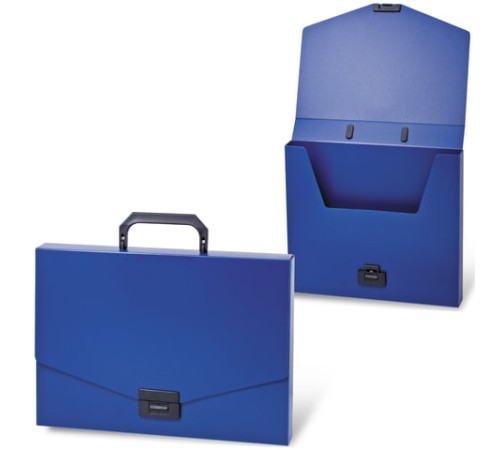 Папка-портфель пластиковая BRAUBERG 