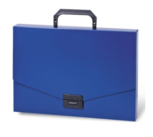 Папка-портфель пластиковая BRAUBERG 