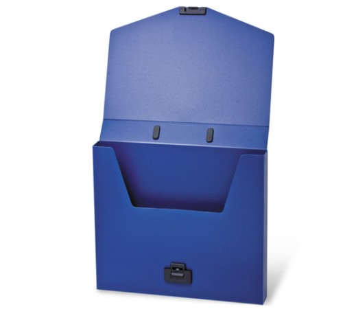 Папка-портфель пластиковая BRAUBERG 