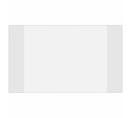 Обложка ПВХ для тетрадей и дневников, ПЛОТНАЯ, 110 мкм, 212х350 мм, прозрачная, 15.14