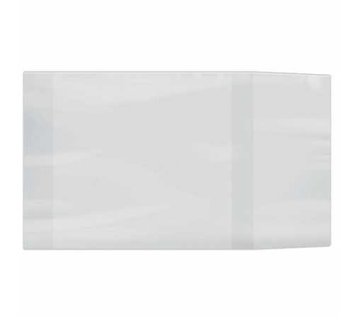 Обложка ПВХ для учебников МАЛОГО ФОРМАТА, ПЛОТНАЯ, 110 мкм, 232х450 мм, универсальная, прозрачная, 15.13