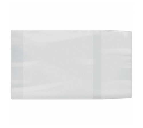 Обложки ПВХ для учебников МАЛОГО ФОРМАТА, КОМПЛЕКТ 15 шт., ПЛОТНЫЕ, 110 мкм, 232х450 мм, универсальные, прозрачные, 15.13