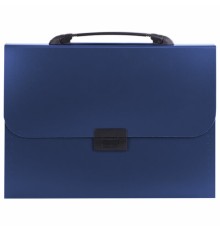 Папка-портфель пластиковая BRAUBERG 