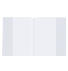 Обложка ПП для тетрадей и дневников, ПЛОТНАЯ, 60 мкм, 210х350 мм, прозрачная, ПИФАГОР, 223075