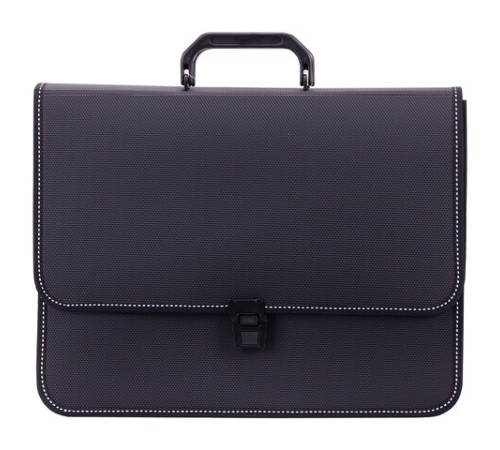 Папка-портфель пластиковая BRAUBERG 