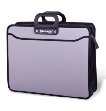 Папка-портфель пластиковая БОЛЬШОГО ФОРМАТА BRAUBERG 