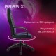 Кресло компьютерное BRABIX "Alpha GM-018", ткань/экокожа, черное/синее, 532638, GM-018_532638