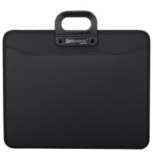 Папка-портфель пластиковая БОЛЬШОГО ФОРМАТА BRAUBERG 