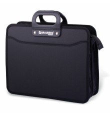 Папка-портфель пластиковая BRAUBERG 