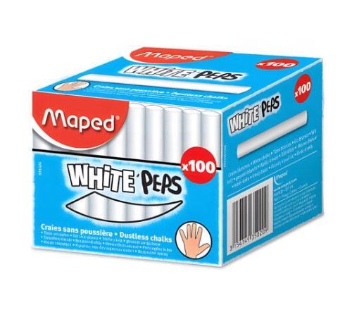 Мел белый MAPED (Франция) 