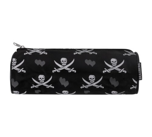 Пенал-косметичка BRAUBERG для учеников начальной школы, черный, 