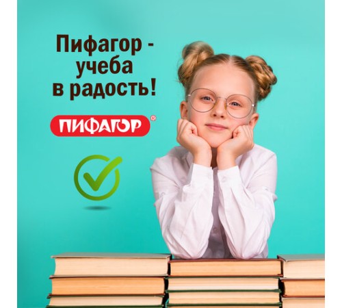 Обложки ПП для тетрадей и дневников, КОМПЛЕКТ 20 шт., 40 мкм, 210х350 мм, прозрачные, ПИФАГОР, 223485