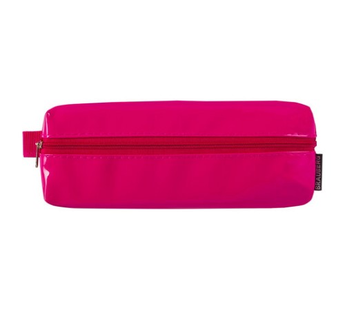 Пенал-косметичка BRAUBERG, под искусственную кожу, ассорти 5 цветов, 